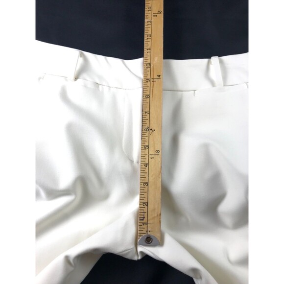Talbots Petites White Curvy Trouser Wide Leg Flare Dress Pants Size 14 Petite - Picture 4 of 15